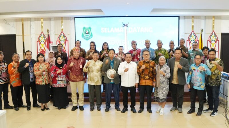 Bupati Kapuas HM Wiyatno Sambut Langsung Kunker Komisi I DPRD Kalteng