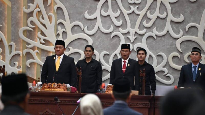 Pemprov Ajukan 3 Raperda kepada DPRD Kalteng