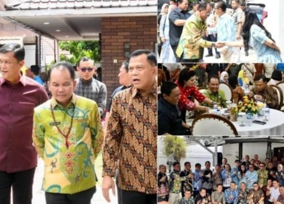 Gubernur dan Wagub Kalteng Pererat Jalinan Silaturahmi Melalui Kunjungan Natal ke Sejumlah Pejabat