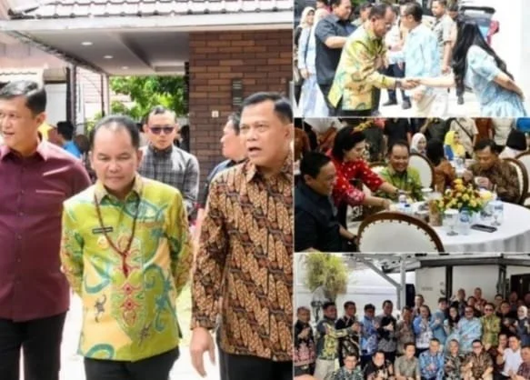 Gubernur dan Wagub Kalteng Pererat Jalinan Silaturahmi Melalui Kunjungan Natal ke Sejumlah Pejabat