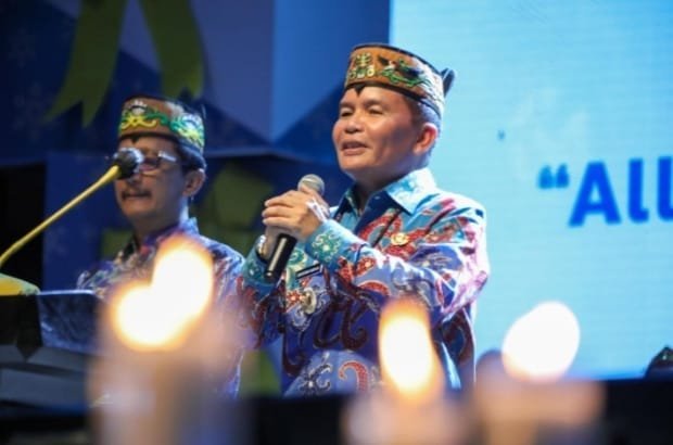 Gubernur Kalteng Hadiri Ibadah dan Perayaan Natal Bersama Pemprov Kalteng 2025
