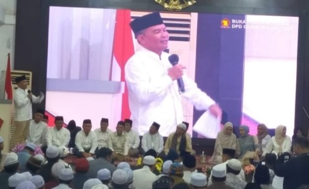 Gubernur Kalteng Agustiar Sabran dan Wagub Edy Pratowo Hadiri Buka Puasa Bersama di DPD Partai Gerindra Kalteng