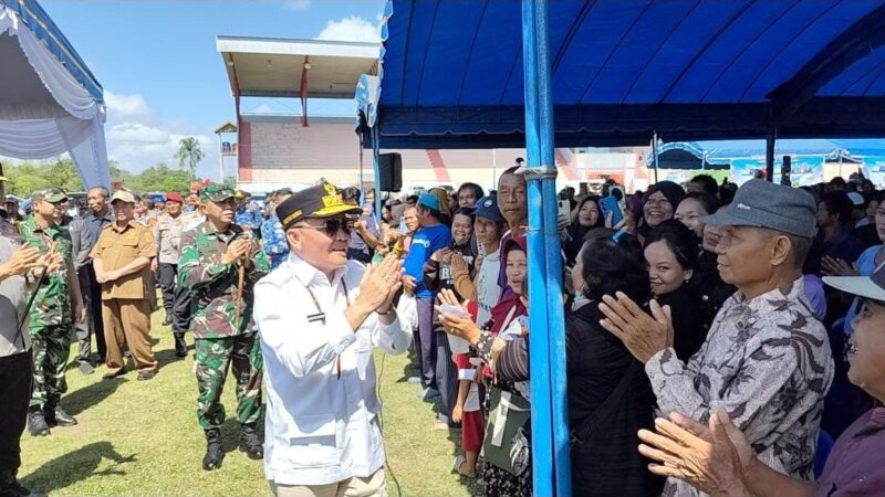 Gubernur Kalteng Salurkan Banpres dan Buka Secara Resmi GPM di Katingan