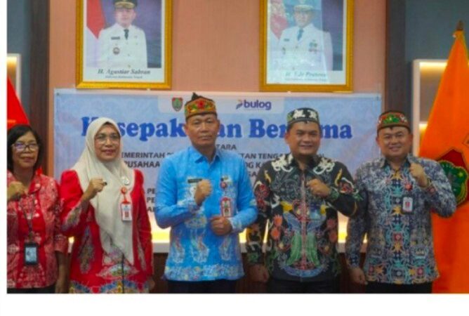 Pemprov Kalteng Gandeng BULOG, Perkuat Kendali Inflasi dan Jamin Ketersediaan Pangan 2026