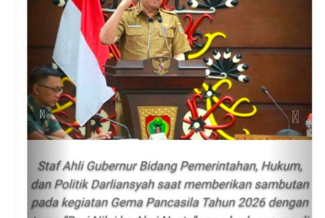 Sahli Darliansyah Buka Gema Pancasila 2026, Dorong Implementasi Nilai Pancasila di Era Digital