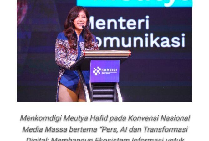 Pesan Menkomdigi di HPN: Kepercayaan Publik Tak Boleh Kalah oleh Algoritma
