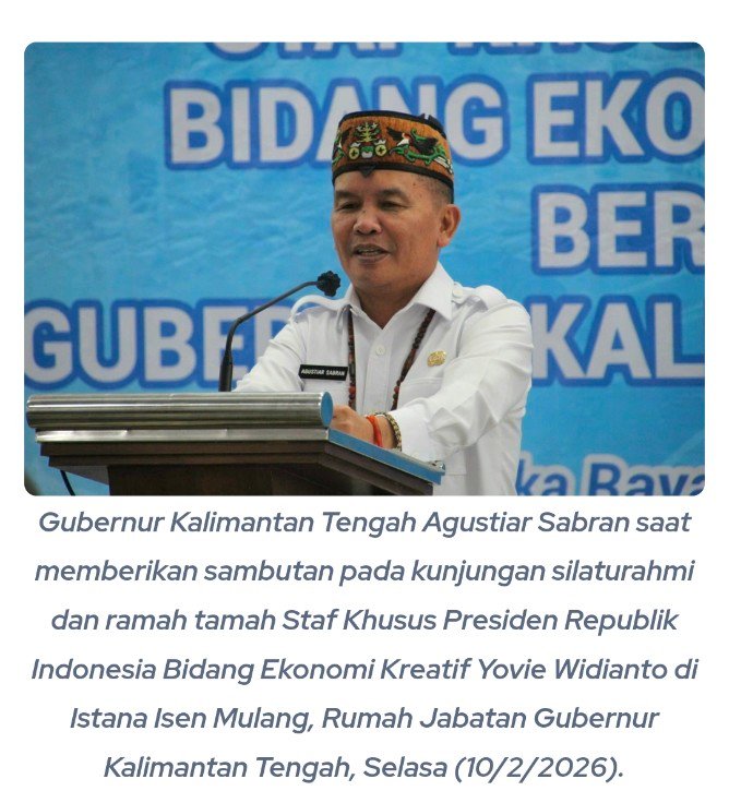 Gubernur Agustiar Sambut Staf Khusus Presiden Bidang Ekonomi Kreatif Yovie Widianto, Perkuat Kolaborasi Ekonomi Kreatif dengan Pemerintah Pusat