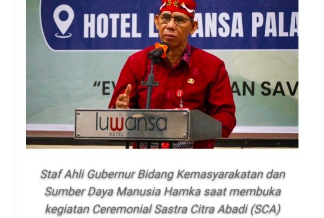 Staf Ahli Gubernur Hamka Buka Pelatihan SCA Borneo Education