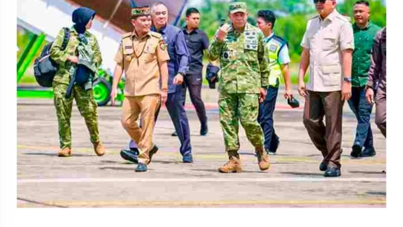 Menhan dan Satgas PKH Kunker ke Murung Raya