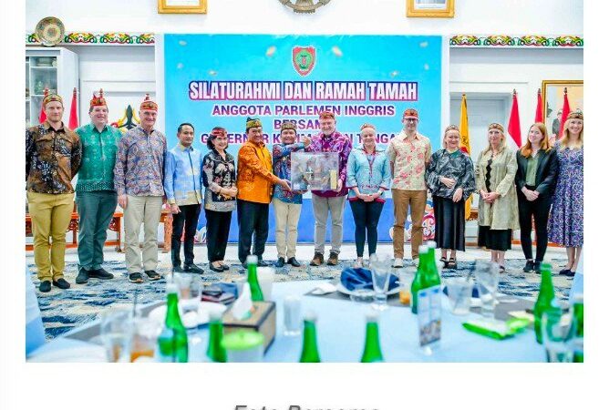 Gubernur Kalteng Terima Kunjungan Parlemen Inggris