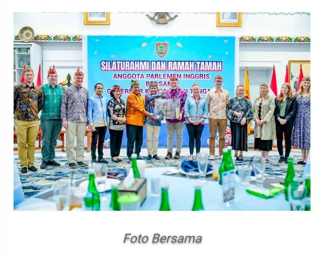 Gubernur Kalteng Terima Kunjungan Parlemen Inggris